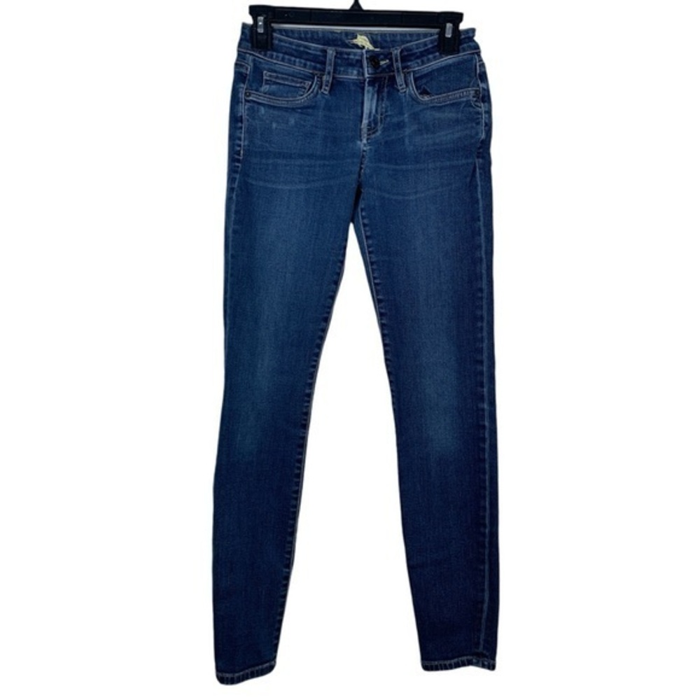 Tommy Bahama Denim Blue Skinny Jeans Size 26x31 EUC #DS-1628